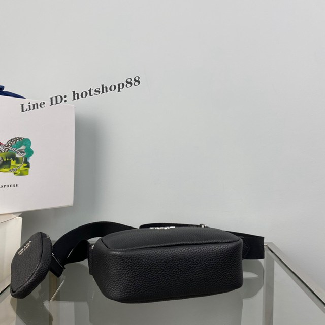 Prada專櫃新款相機斜跨包 1BH182 普拉達男女款斜背包 csp1568